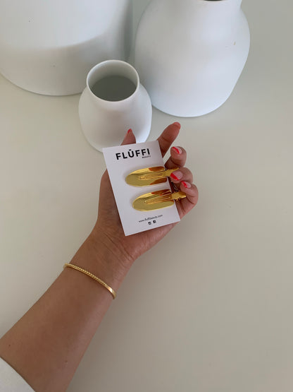 Super Golden Beauty Hair Clips 2pcs